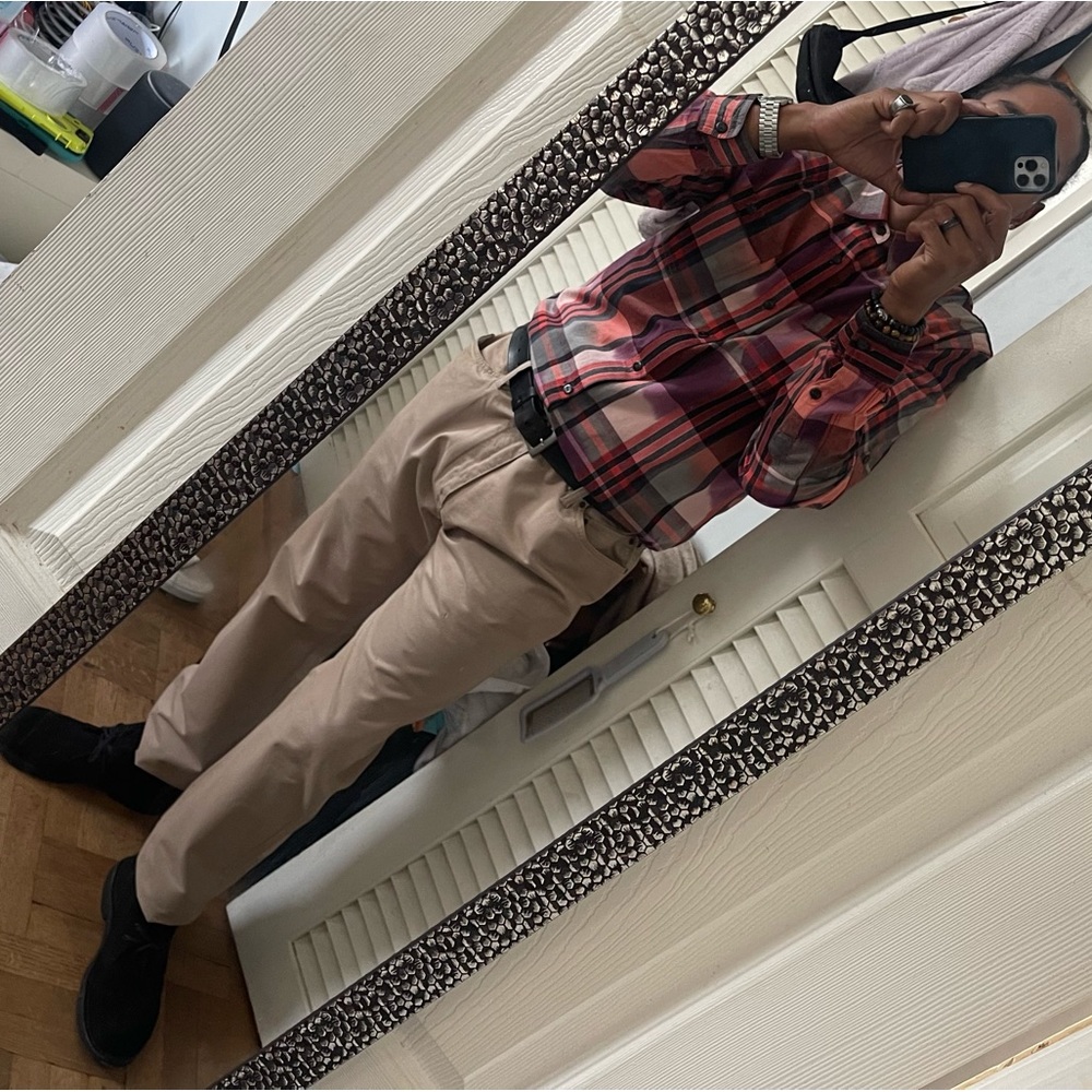Large Multi Color Buffalo David Bitton Button Up